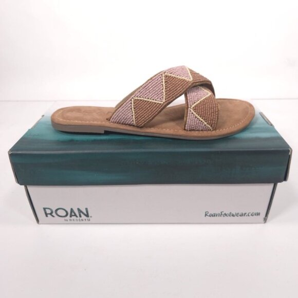 NWB Roan by Bedstu Women’s Quality Bahama Bead Sandals Scoop Bead Scobed - Picture 8 of 11